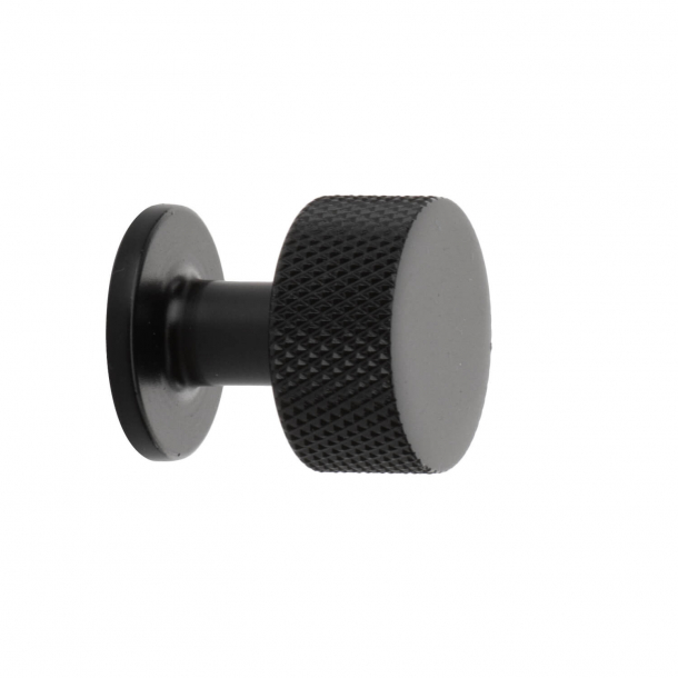Cabinet knob - Black - CREST - 26mm x 28mm