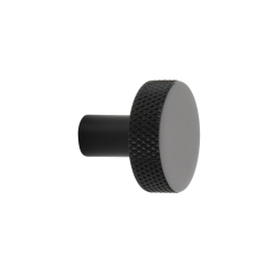 Cabinet knob FLAT - Matte black - 26 mm