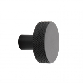 Cabinet knob FLAT - Matt black - 32 mm