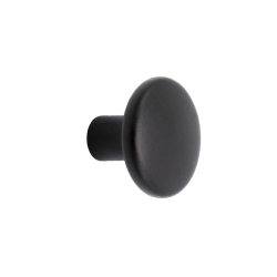 Furniture knob - Black wood - BRUTUS - 32x25 mm