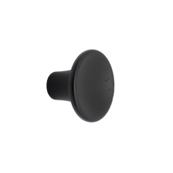 Furniture knob - Black wood - TUBA - 48x29 mm