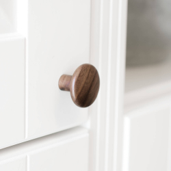 Ga&#322;ka do drzwi - Orzech w&#322;oski - Brutus - 32x25 mm