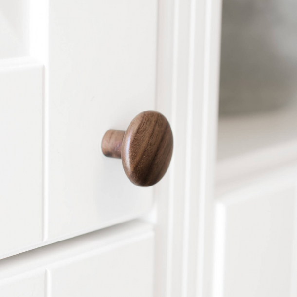 Ga&#322;ka do drzwi - Orzech w&#322;oski - Brutus - 32x25 mm
