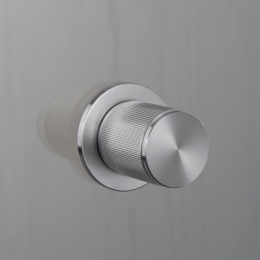 FIXED DOOR KNOB / DOUBLE-SIDED / LINEAR / BRASS - Buster + Punch