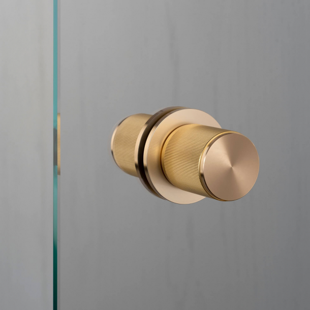 Buster+Punch Door knobs Fixed  - Brass - Model LINEAR