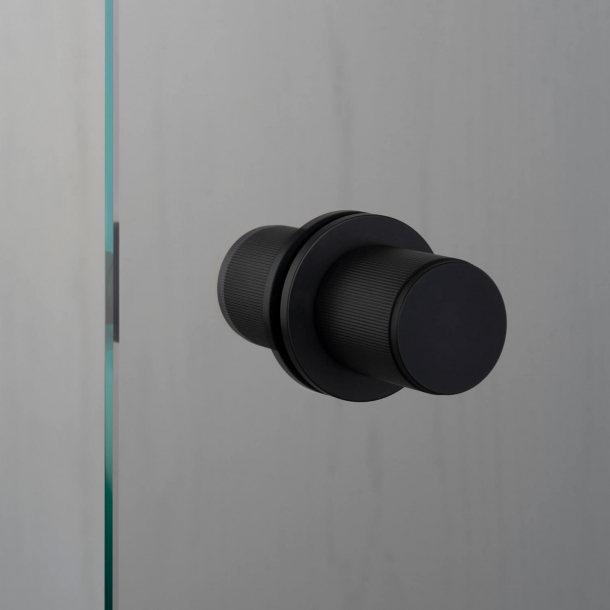 Buster+Punch Door knobs Fixed  - Black - Model LINEAR