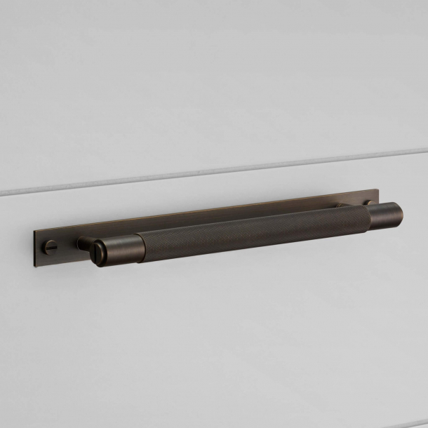 Buster+Punch Pull bar mit Rückplatte - Bronze - Modell Cross - 200/300/400mm