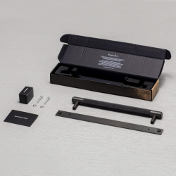 Buster+Punch Pull bar mit Rckplatte - Bronze - Modell Cross - 200/300/400mm