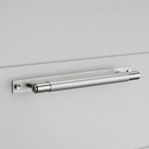 Buster+Punch Pull bar mit Rückplatte - Edelstahl - Modell Cross - 200/300/400mm