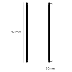 Buster+Punch Ziehgriff - Messing - Modell CROSS