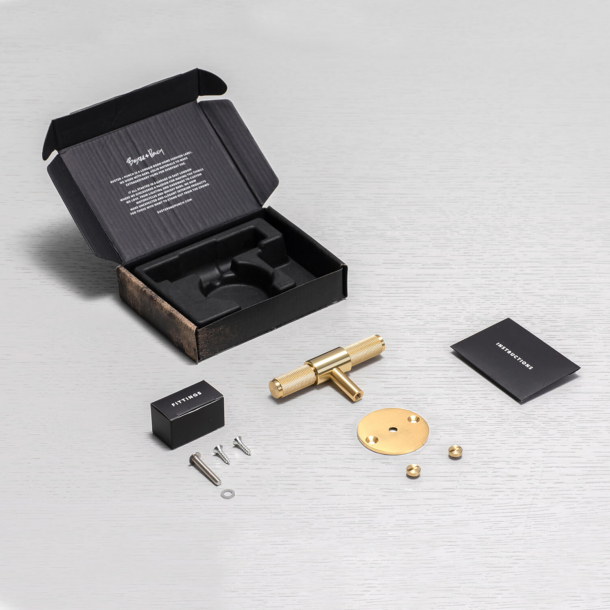 Buster+Punch T-Bar mbelhandtag - Mssing - Modell Cross