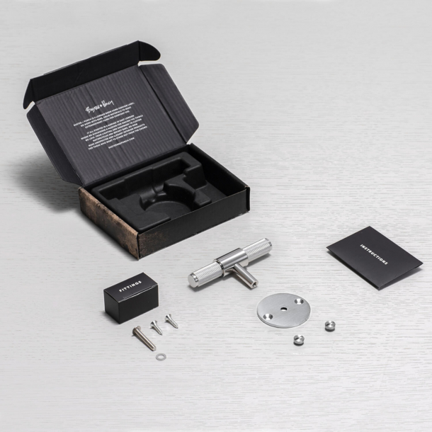 Buster+Punch Uchwyt meblowy T-Bar - Stal nierdzewna - Model Cross