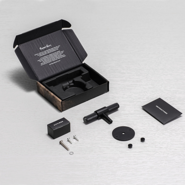 Buster+Punch T-Bar cabinet handle - Black - Model Cross