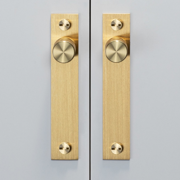 Buster+Punch Ga&#322;ki meblowe z tyln&#261; p&#322;yt&#261; -  Mosi&#261;dz - Model Cross (2 szt.)