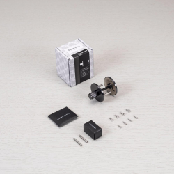 Buster+Punch Privacy lock - Gun metal - Model LINEAR - 27, 38 and cc41,5mm