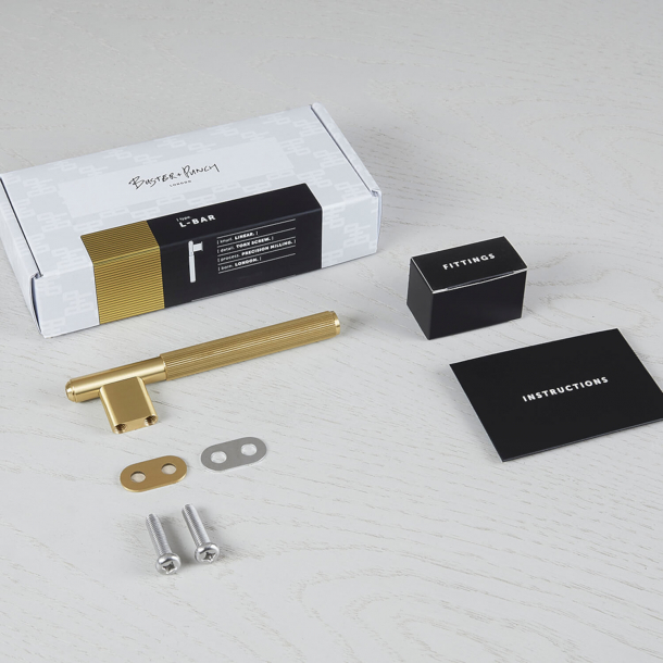 Uchwyt meblowy - Buster + Punch - Linear L-Bar - Lity mosi&#261;dz