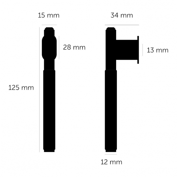 Buster + Punch - Linear L-Bar - Solid Burnt Steel