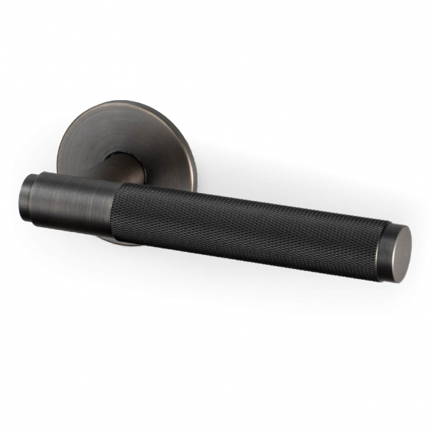 Buster+Punch Door handle - Industrial design - Smoked bronze - cc38mm