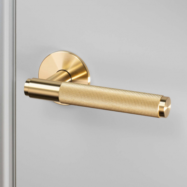 Buster+Punch Door handle &amp; Key Escutcheon- Industrial design - Brass - cc38mm