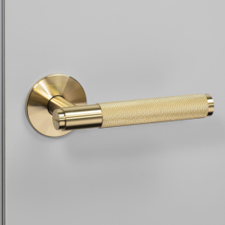 Buster+Punch Door handle &amp; Key Escutcheon- Industrial design - Brass - cc38mm