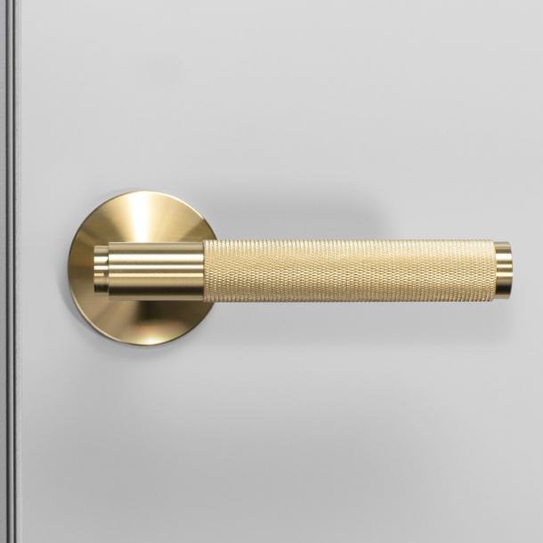 Buster+Punch Door handle &amp; Key Escutcheon- Industrial design - Brass - cc38mm