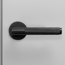 Buster+Punch Door handle &amp; Key Escutcheon- Industrial design - Black - cc38mm