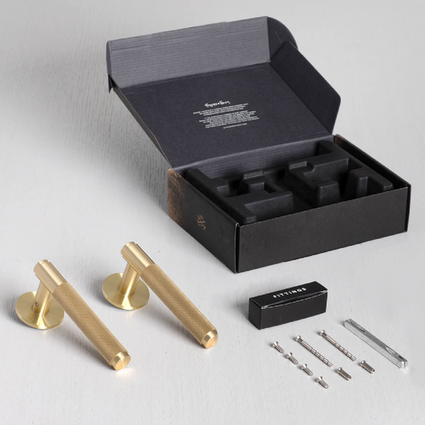 Buster+Punch Door handle - Industrial design - Smoked bronze - cc38mm