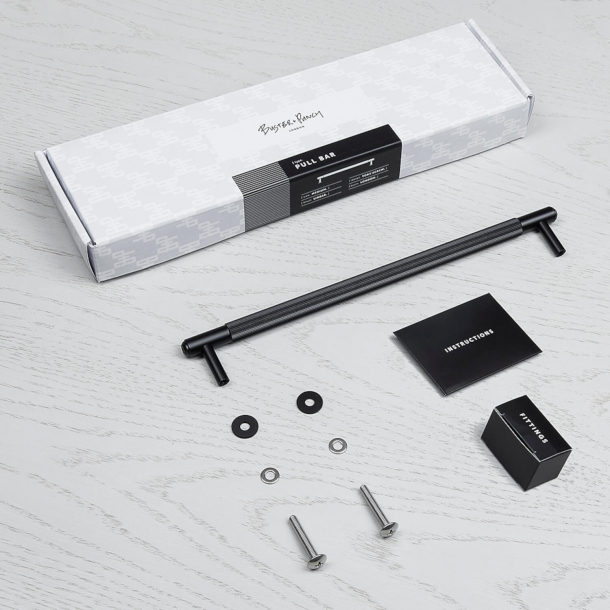 Buster+Punch Pull bar - LINEAR- Black - 250 mm