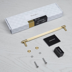 Buster+Punch Pull bar - LINEAR - Brass - 250 mm