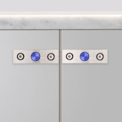 Ga&#322;ka meblowa na tylnej p&#322;ycie - Buster + Punch - Burnt Steel - 12 x 25 mm