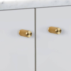 Buster + Punch - LINEAR - Furniture knobs (2 pcs) - Brass - 12 x 25 mm