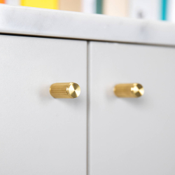 Buster + Punch - LINEAR - Furniture knobs (2 pcs) - Brass - 12 x 25 mm