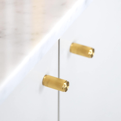 Buster + Punch - LINEAR - Furniture knobs (2 pcs) - Brass - 12 x 25 mm