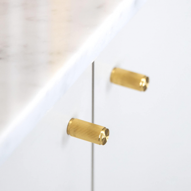 Buster + Punch - LINEAR - Furniture knobs (2 pcs) - Brass - 12 x 25 mm