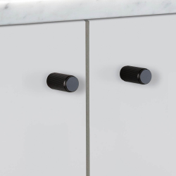 Buster + Punch - LINEAR - Mbelknoppar (2 st) - Svart - 12 x 25 mm