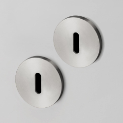 Buster+Punch Door handle &amp; Key Escutcheon- Industrial design - Steel - cc38mm