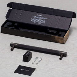 Buster+Punch Pull bar - Industrial design - Smoked bronze - 160 / 260 / 360 mm