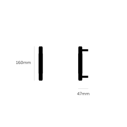 Buster+Punch Pull bar - Industrial design - Steel - 160 / 260 / 360 mm