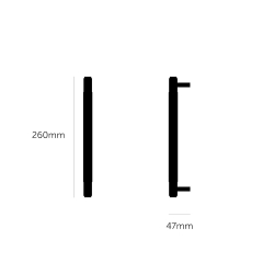 Buster+Punch Pull bar - Industrial design - Steel - 160 / 260 / 360 mm