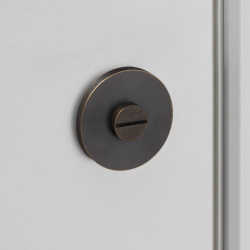 Buster+Punch Thumb turn lock - Industrial design - Smoked bronze - cc38mm