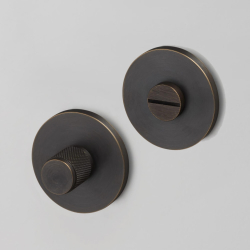 Buster+Punch Thumb turn lock - Industrial design - Smoked bronze - cc38mm