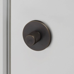 Buster+Punch Thumb turn lock - Industrial design - Smoked bronze - cc38mm