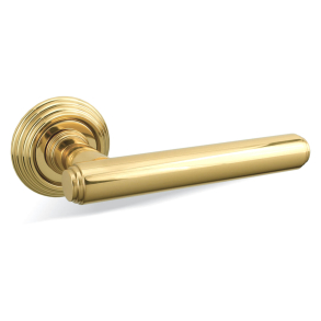 Door handle, Polished Brass, Interior, VERONA - BRASS door handles -  VillaHus