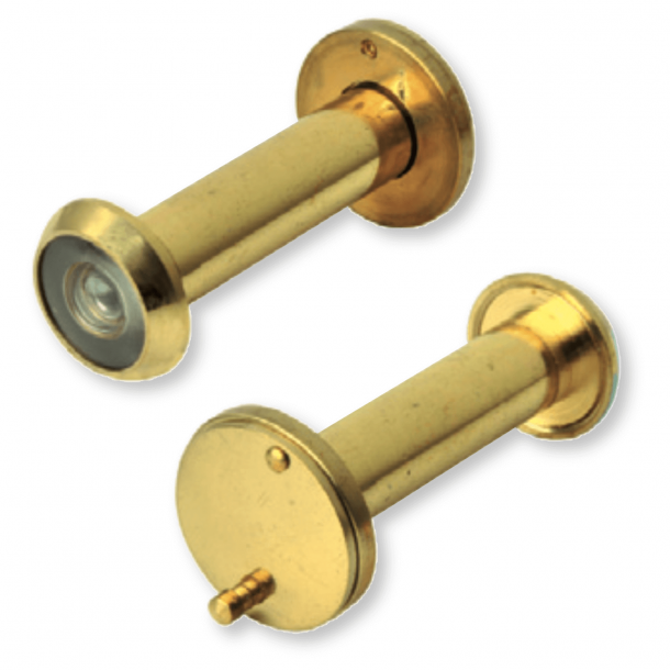 Door viewer peep hole - Brass - 50-80mm door thickness
