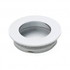 Skjutdörrsskl NIC 104, Borstad krom, 48 mm