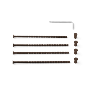 Knkskruest M5x90 mm, m. bsning - PVD bronze - d line