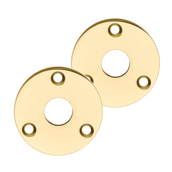 Klamka wewn&#281;trzna Mosi&#261;dz - g&#322;adka rozeta / rozeta - BRIGGS 112 mm - wkr&#281;ty do drewna