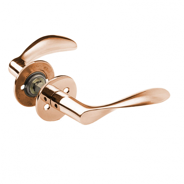 Arne Jacobsen door handle - AJ111 lever handle - Copper - Large model - cc38mm