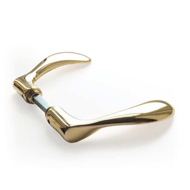 Arne Jacobsen door handle in brass - AJ door handle - LARGE model
