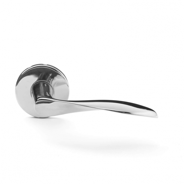 Arne Jacobsen door handle - AJ111 - Chrome - Snap on cover - cc30/38mm